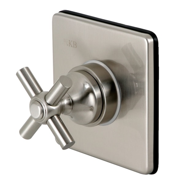 SingleHandle ThreeWay Diverter Valve with Trim Kit, Brushed Nickel
